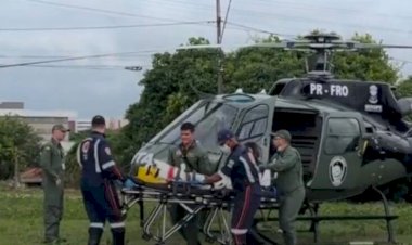 Resgate no interior: Criança de 6 anos vítima de acidente de moto é transferida pelo GTA para hospital em Aracaju