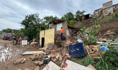 Temporais no Sertão: Casa desaba e rodovia é interditada após fortes chuvas em Porto da Folha